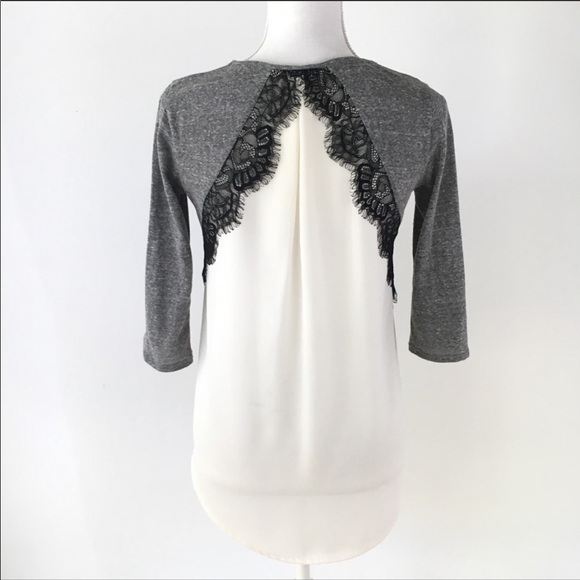 Xhilaration mixed media high-lo top - Picture 1 of 7